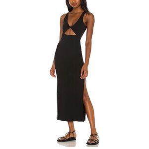 lspace niko dress in black size extra small